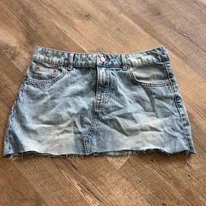 H&M Denim Jean Short Skirt Size 6